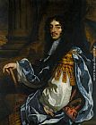Charles Canvas Paintings - Portrait of King Charles II